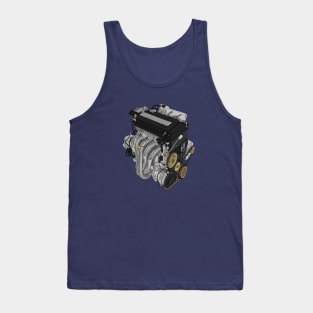 B16A2 Sticker Tank Top